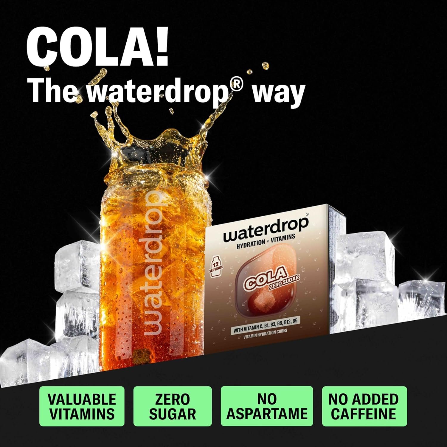 waterdrop® Microdrink Classic Fruit Mix – 48 Getränketabletten mit Fruchtgeschmack, Vitamin C & B, vegan, zuckerfrei - Image 7